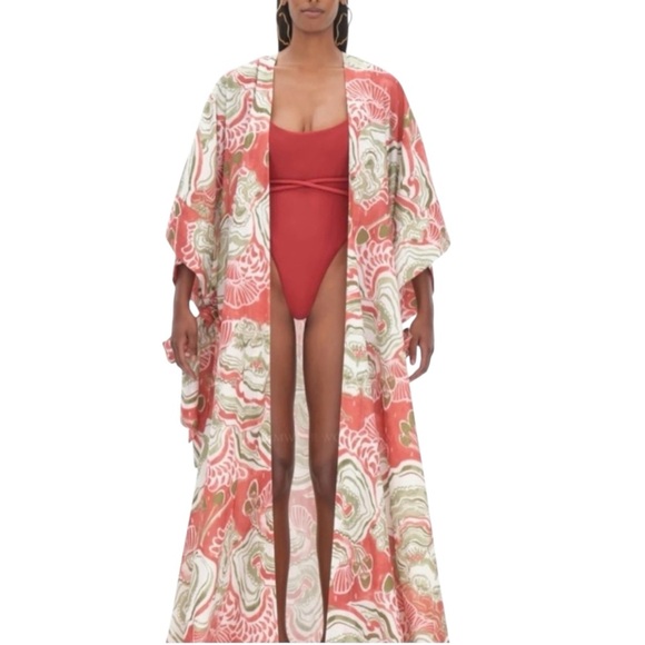 Andrea Iyamah Gamba Abstract Mushroom Robe/Dress One Size NWT - Picture 7 of 9